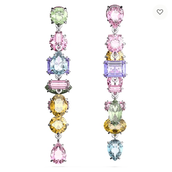 Swarovski NEW Gema crystal drop earrings - Picture 2 of 7